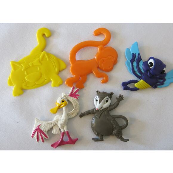 VINTAGE Y2K TOY BUNDLE Girl 15 Item Animals Dolls Watch Plate 90's Cabbage Patch - Picture 7 of 12